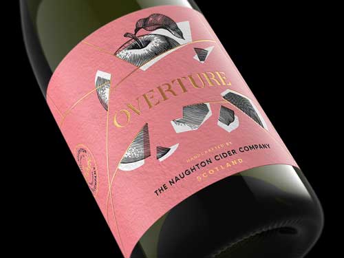 Beverage bottle beauty shot by Outshinery