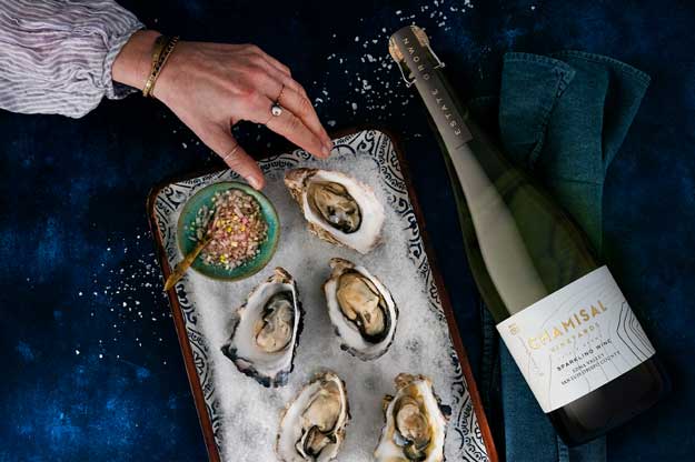 Wine bottle lifestyle image by Outshinery