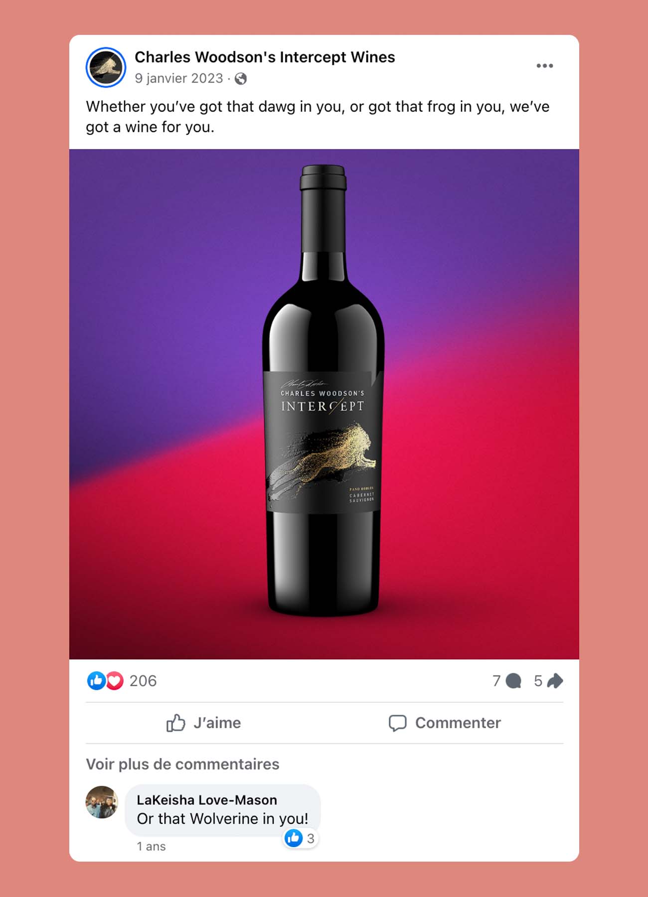 perfect example of a social post making the most of flawless product imagery by Outshinery