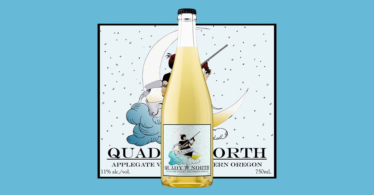 Photorealistic wine bottle shot by Outshinery, rendered from a label file in about an hour