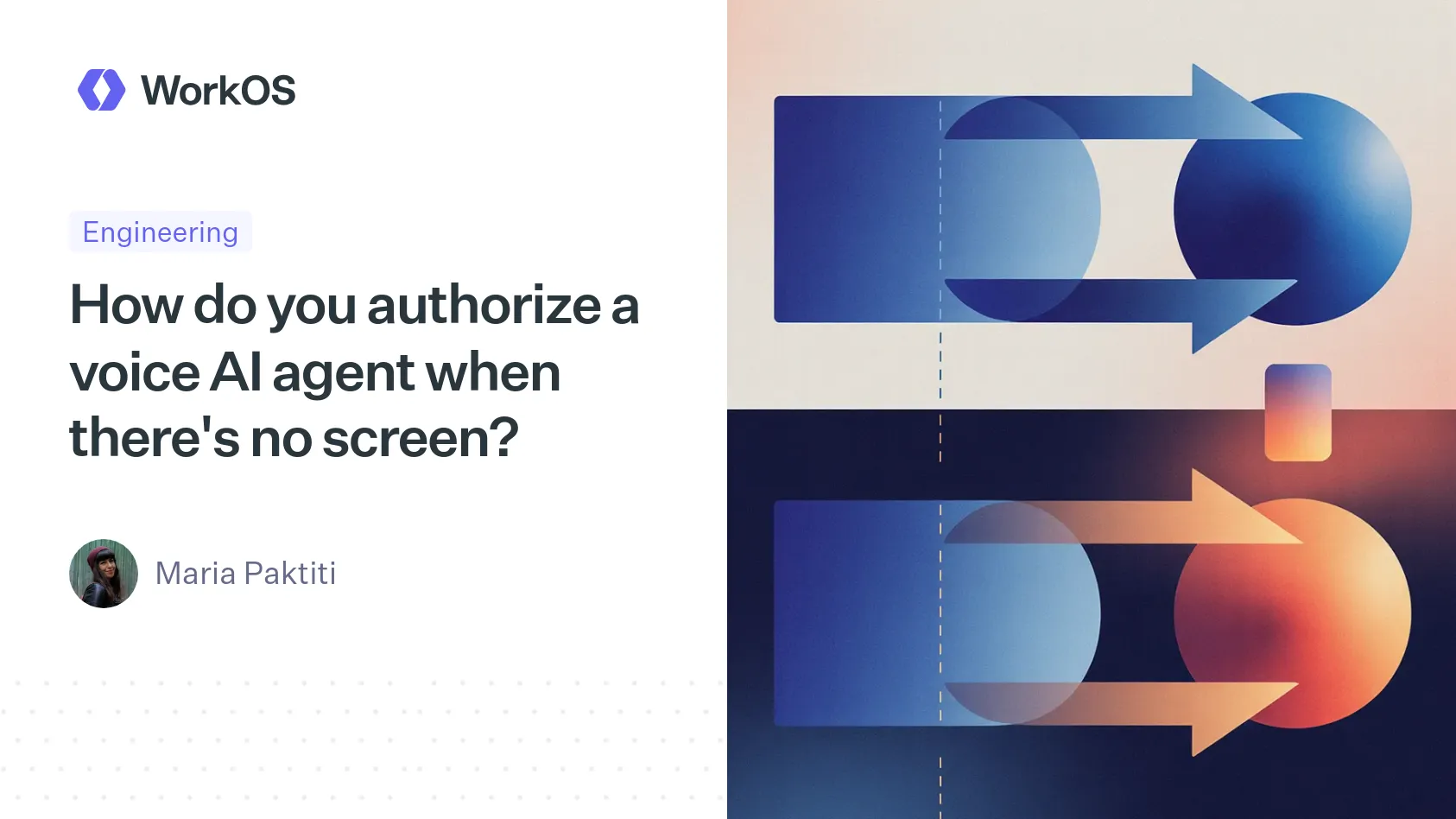 How do you authorize a voice AI agent when there's no screen?