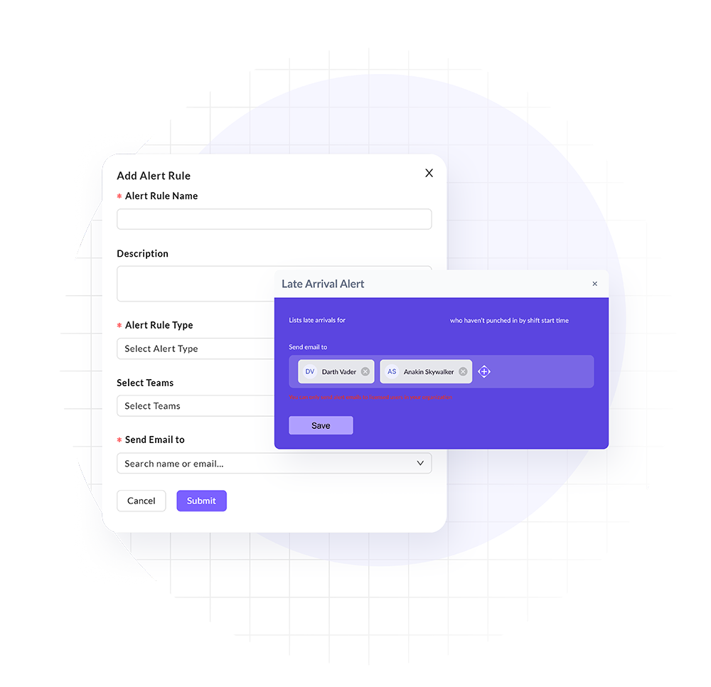 We360.ai workload dashboard showing employee utilization and balance