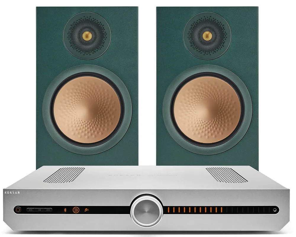 Roksan + Monitor audio stereo system