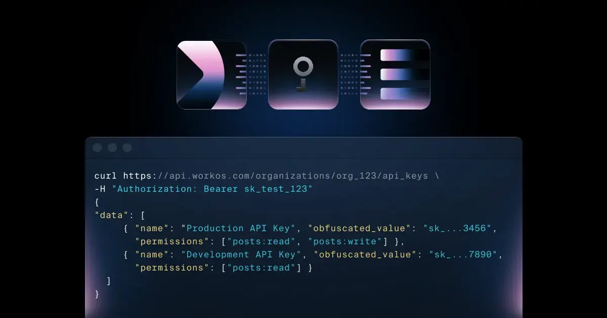Management API for API Keys