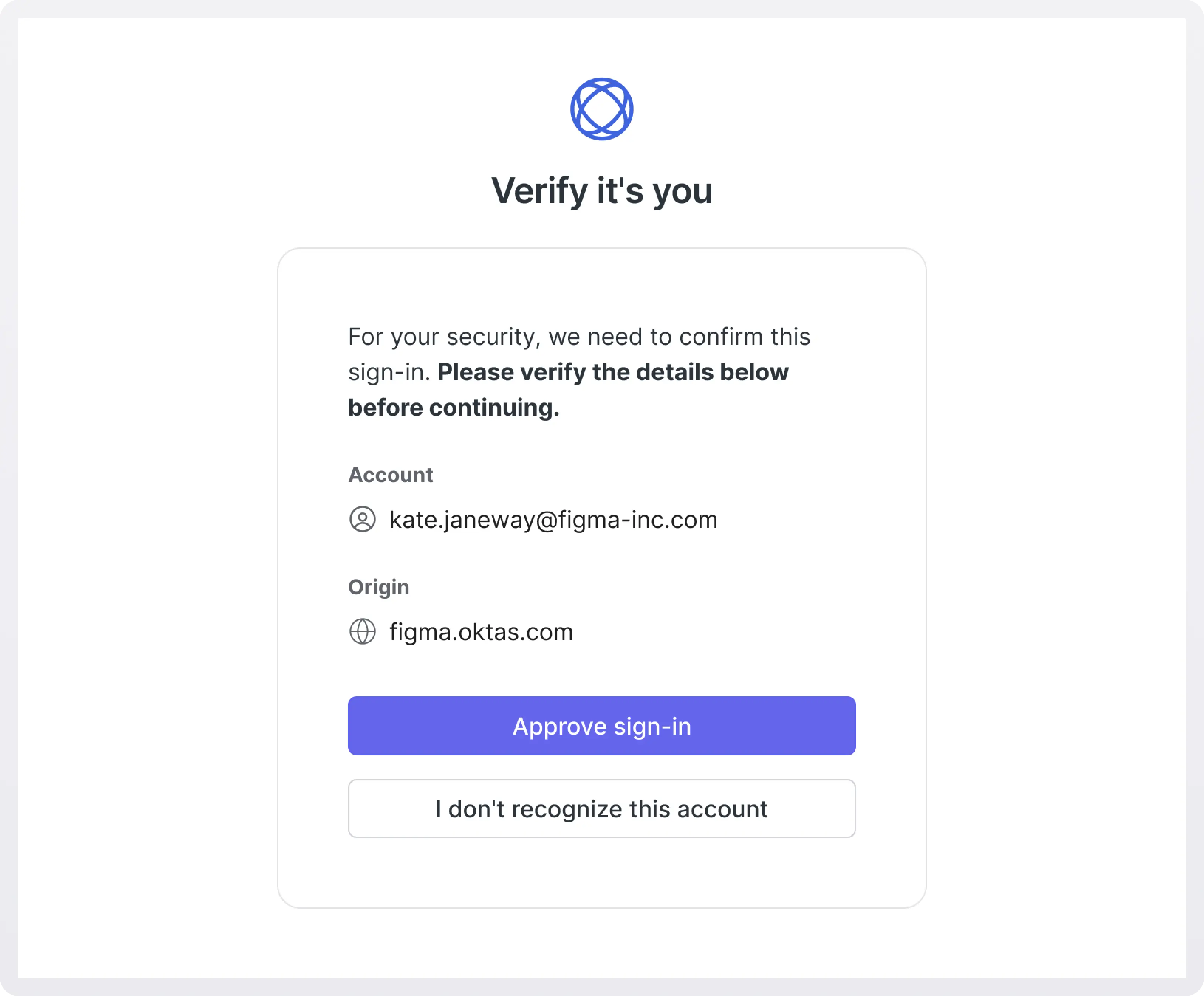 Screenshot of AuthKit sign-in consent page