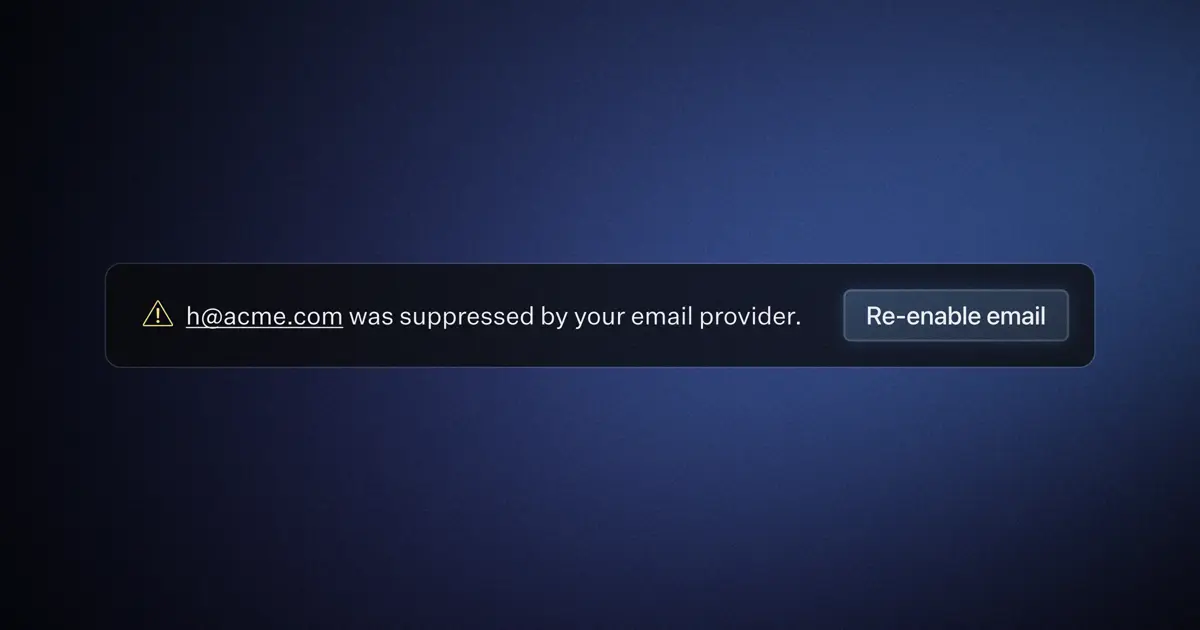 Email Suppression Management