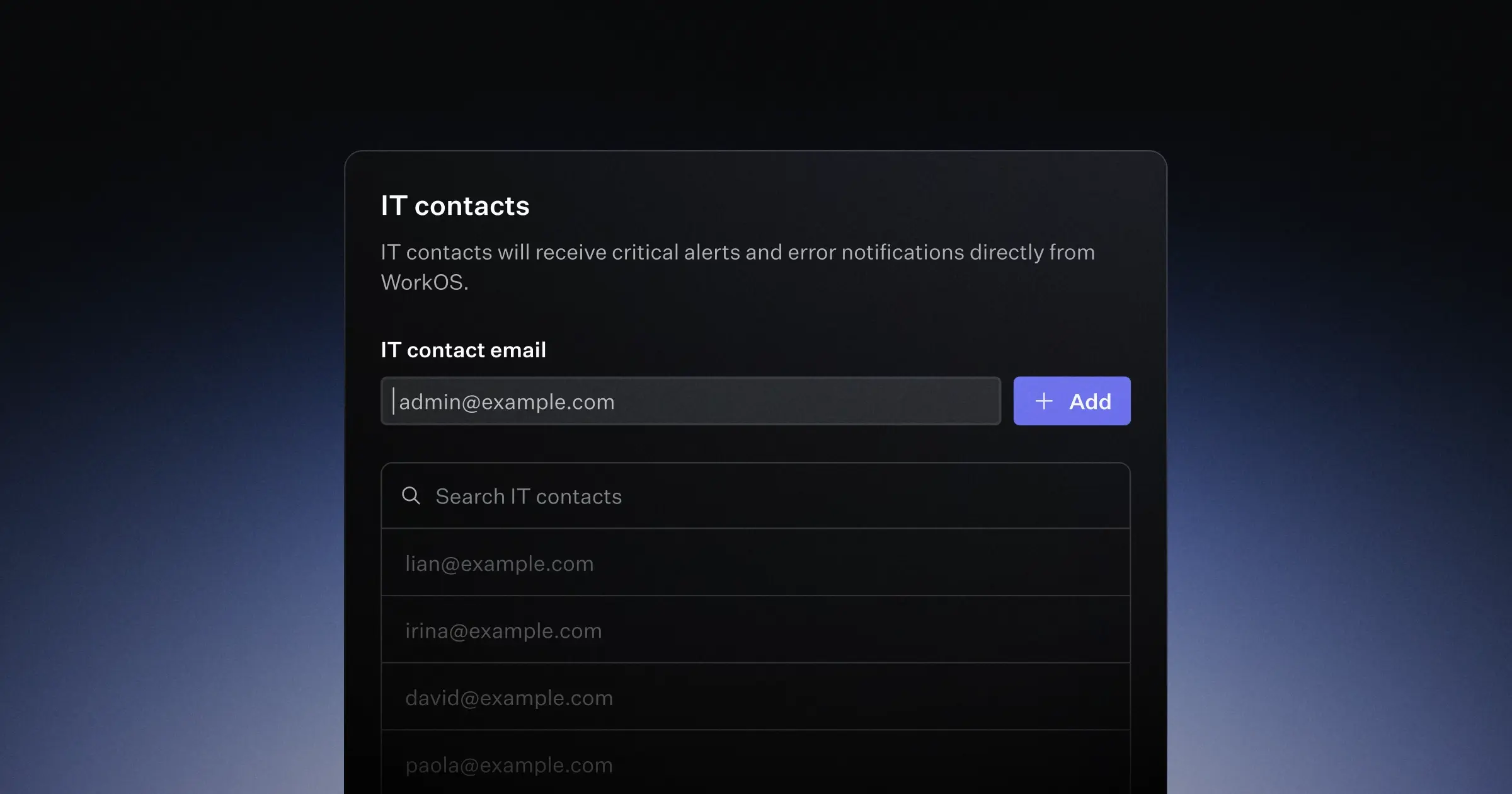 IT Contacts