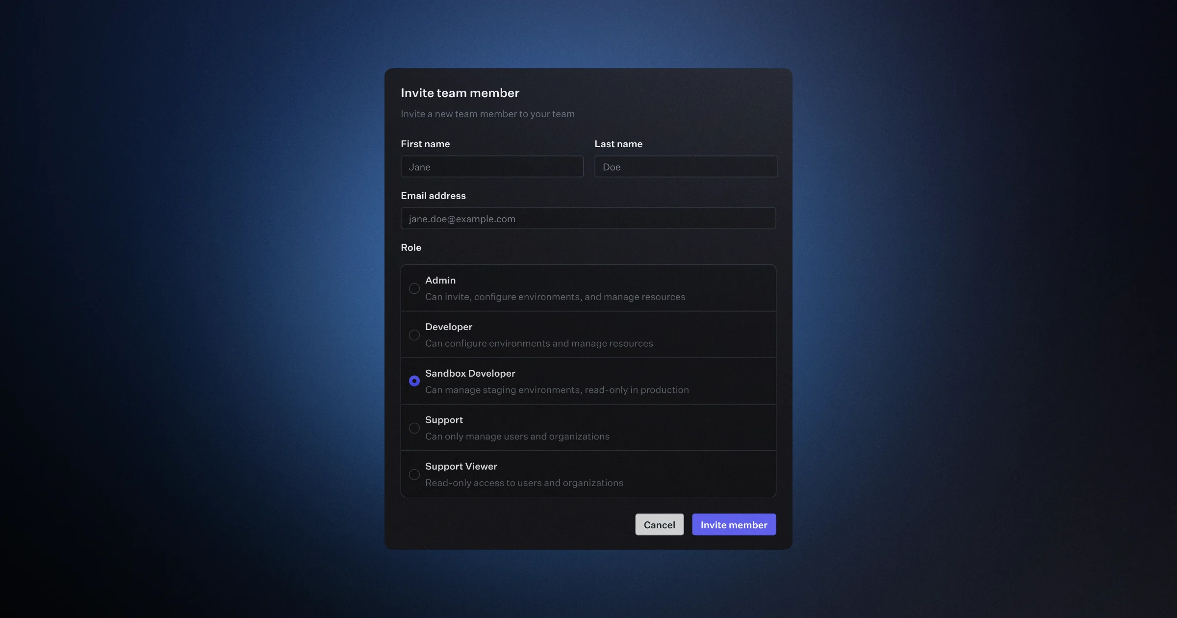 Dashboard read-only roles