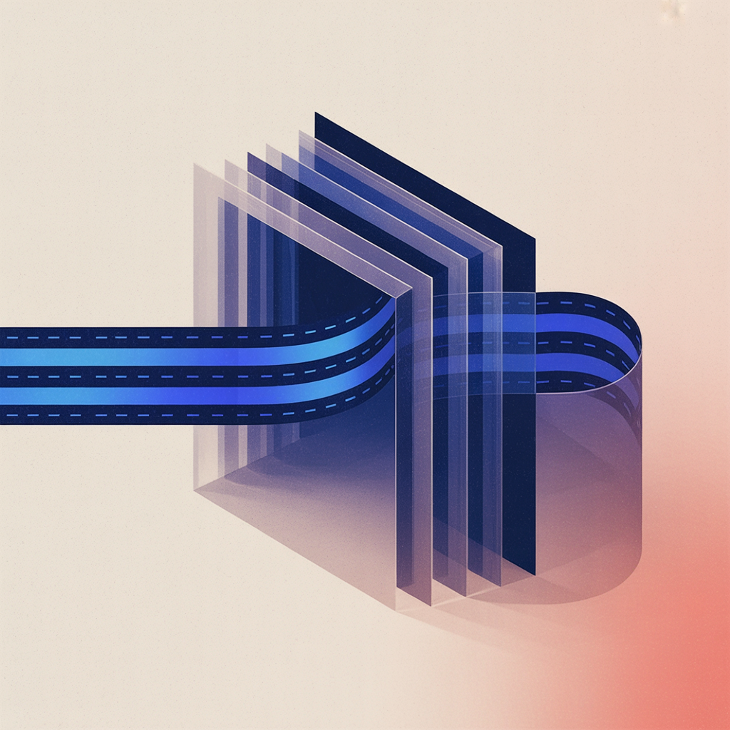 A single identity thread passing through a proxy, splitting briefly into a native write path and a mirrored write path, then converging back into one record.