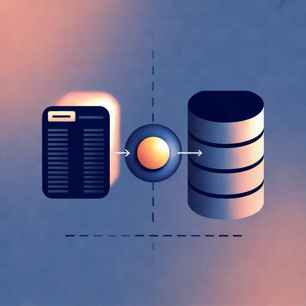 Diagram showing data flow from an employer directory through a central node to a multi-tenant application database.