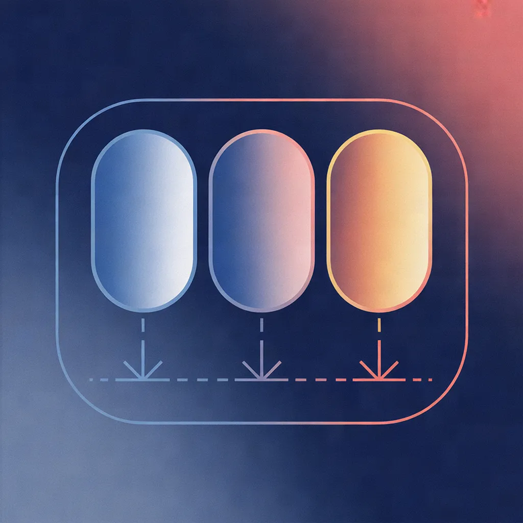 Diagram: an environment container holding three applications. Two applications inherit the environment's branding and are shaded the same color; the third has been customized and is shaded differently, with its inheritance link shown as a dashed line.