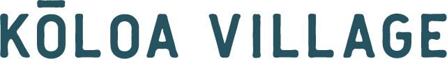 Koloa Village logo - blue