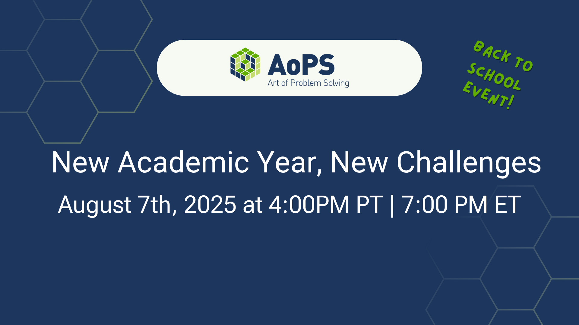 AoPS (Art Of Problem Solving ) Free Webinar. Virtual Campus