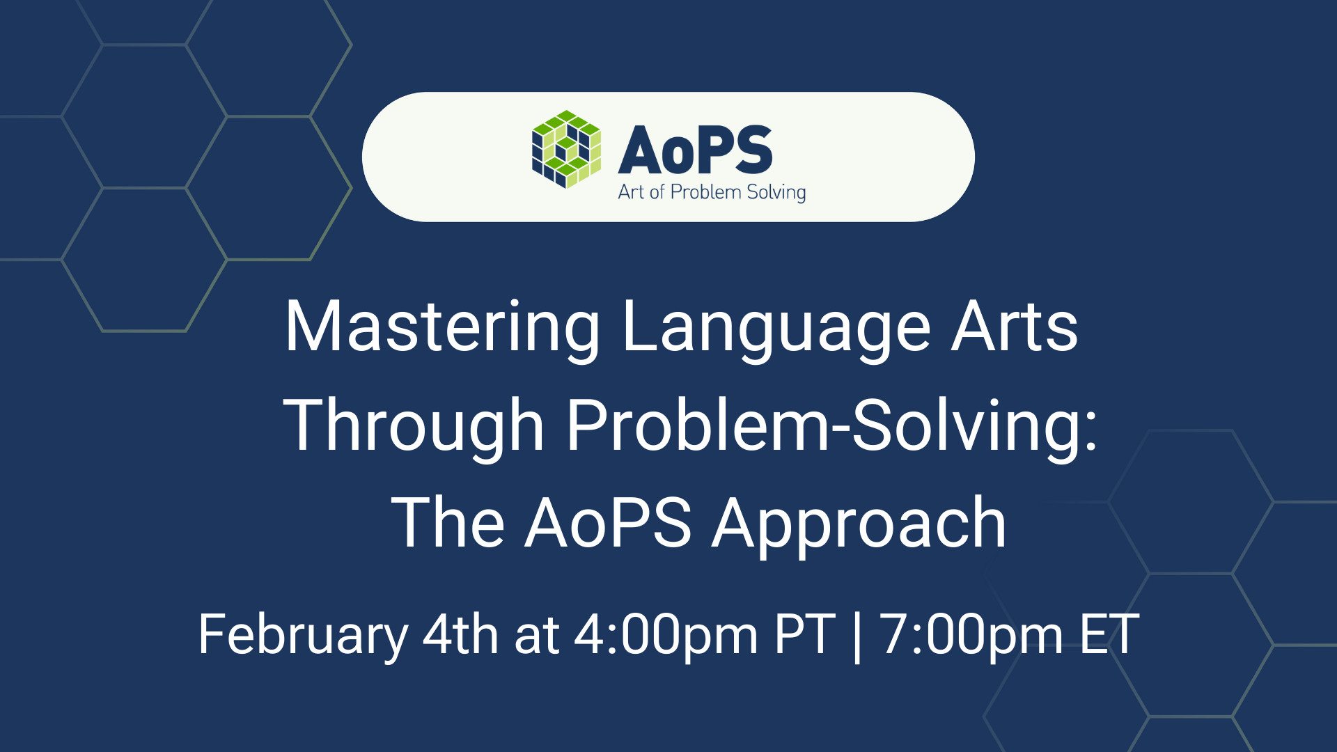 AoPS (Art Of Problem Solving ) Free Webinar. Virtual Campus