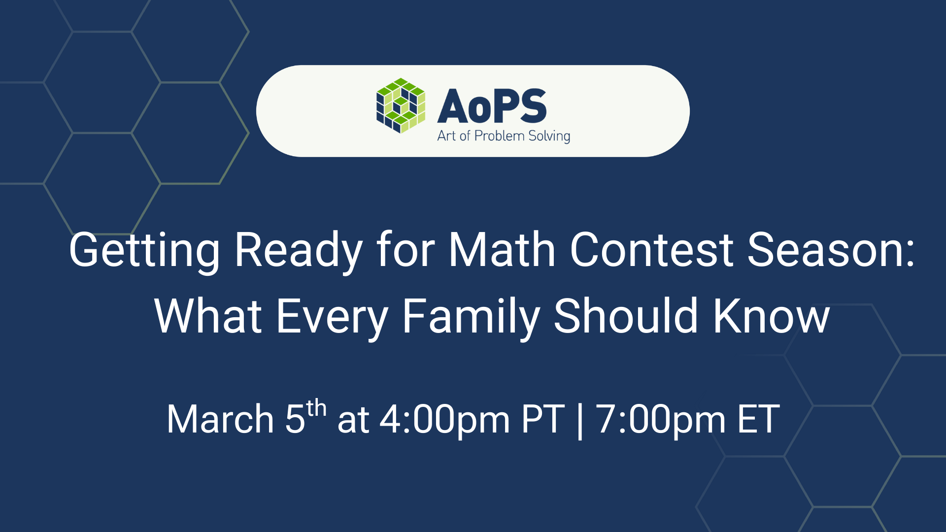 AoPS (Art Of Problem Solving ) Free Webinar. Virtual Campus