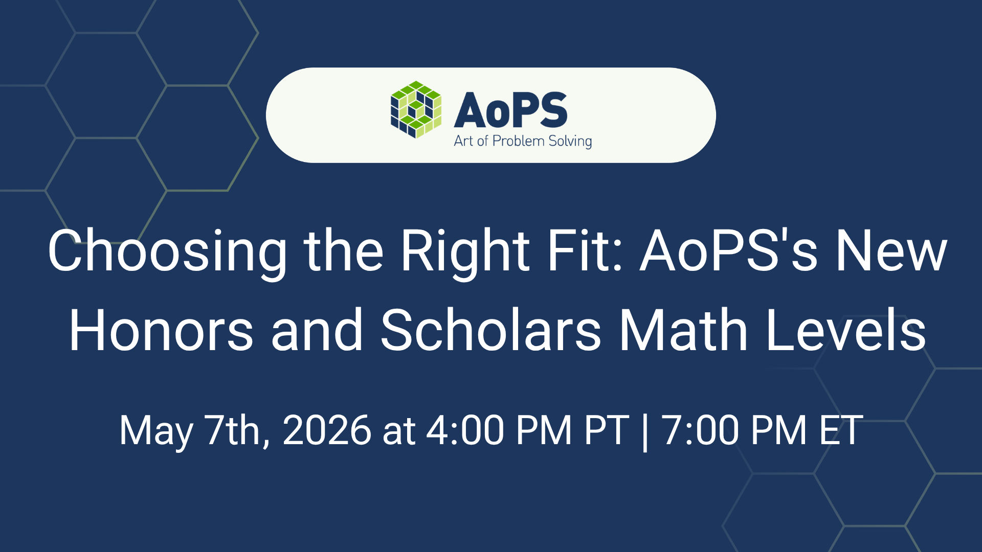 AoPS (Art Of Problem Solving ) Free Webinar. Virtual Campus