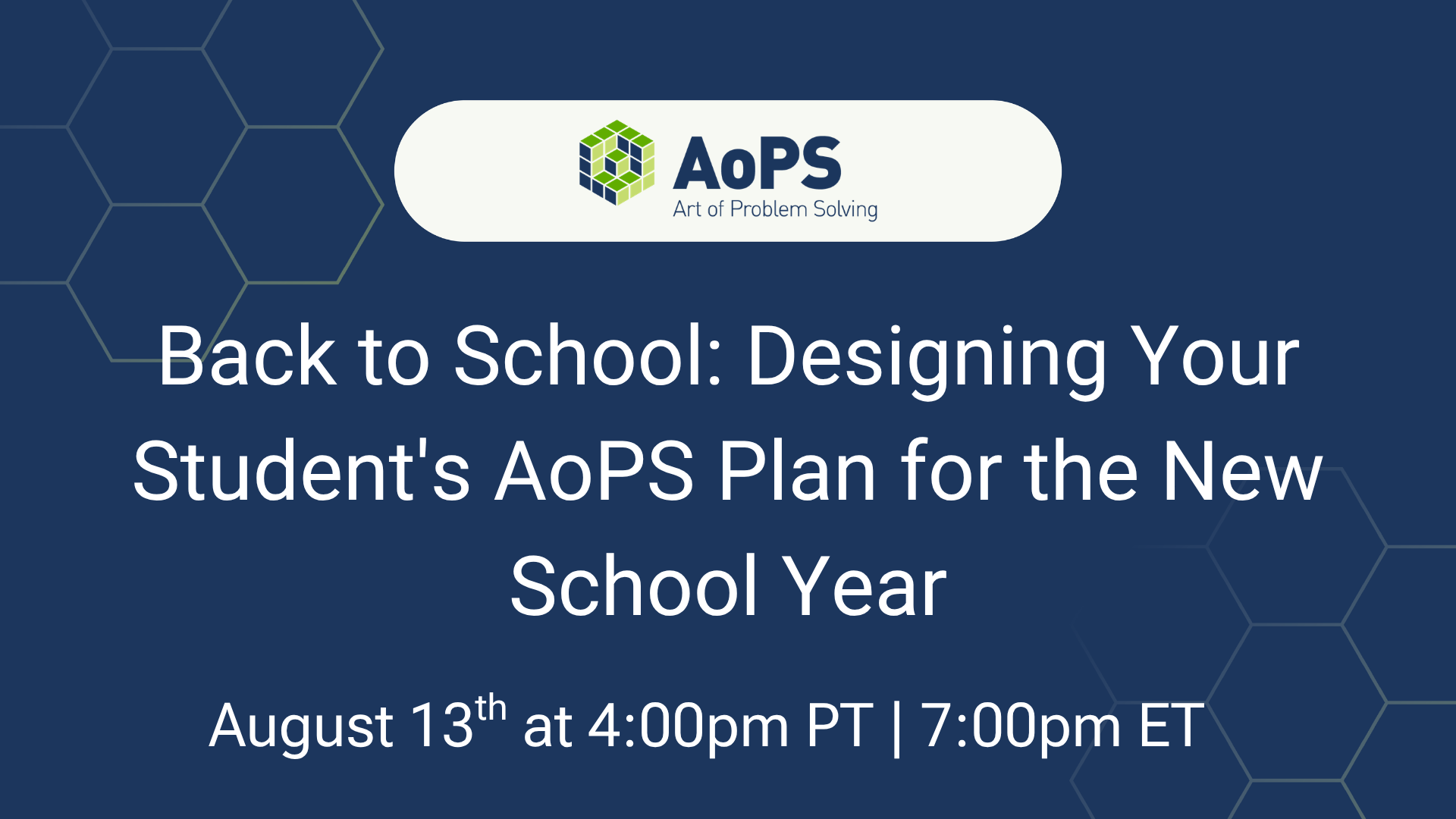 AoPS (Art Of Problem Solving ) Free Webinar. Virtual Campus