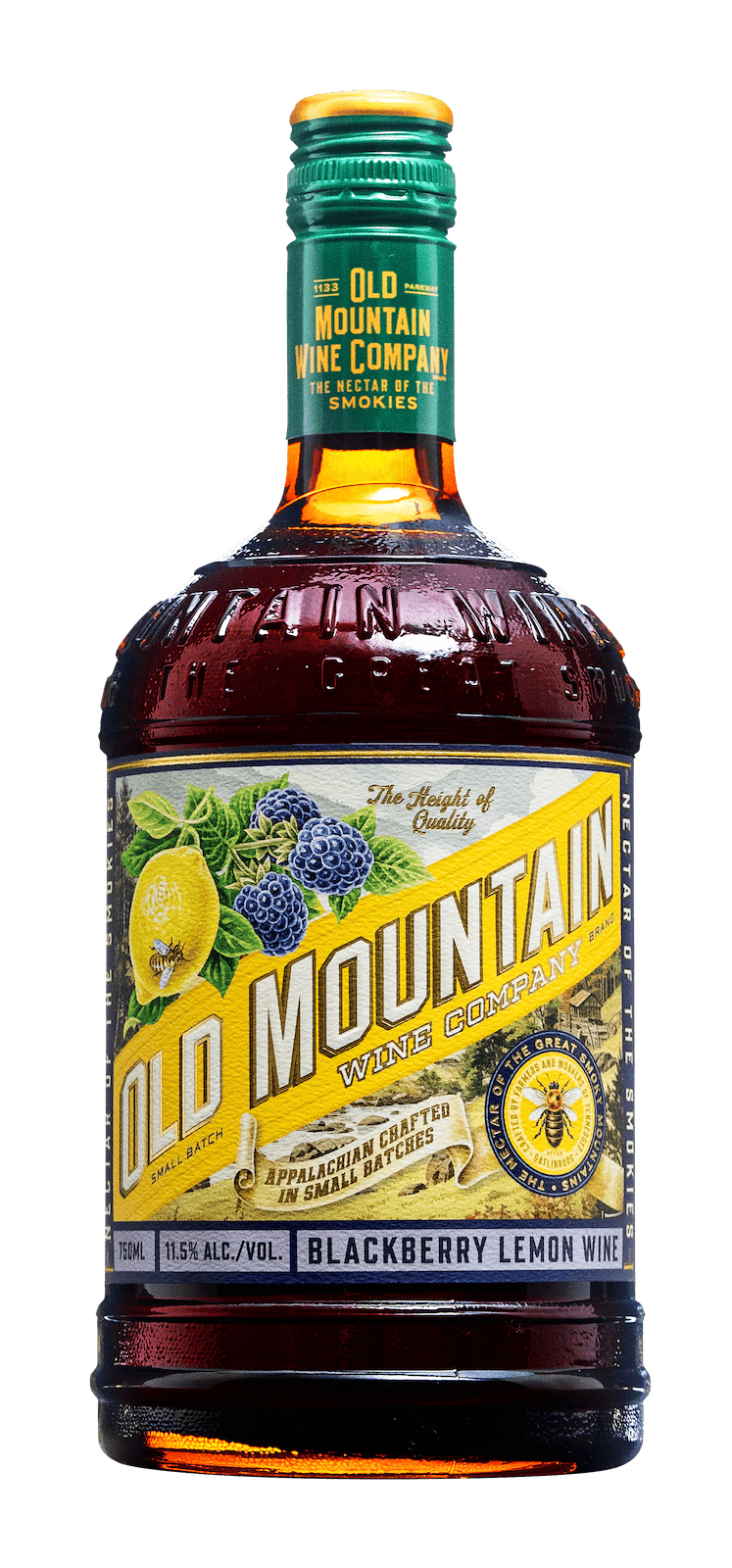 Blackberry Lemon Wine by Old Mountain Wine Company