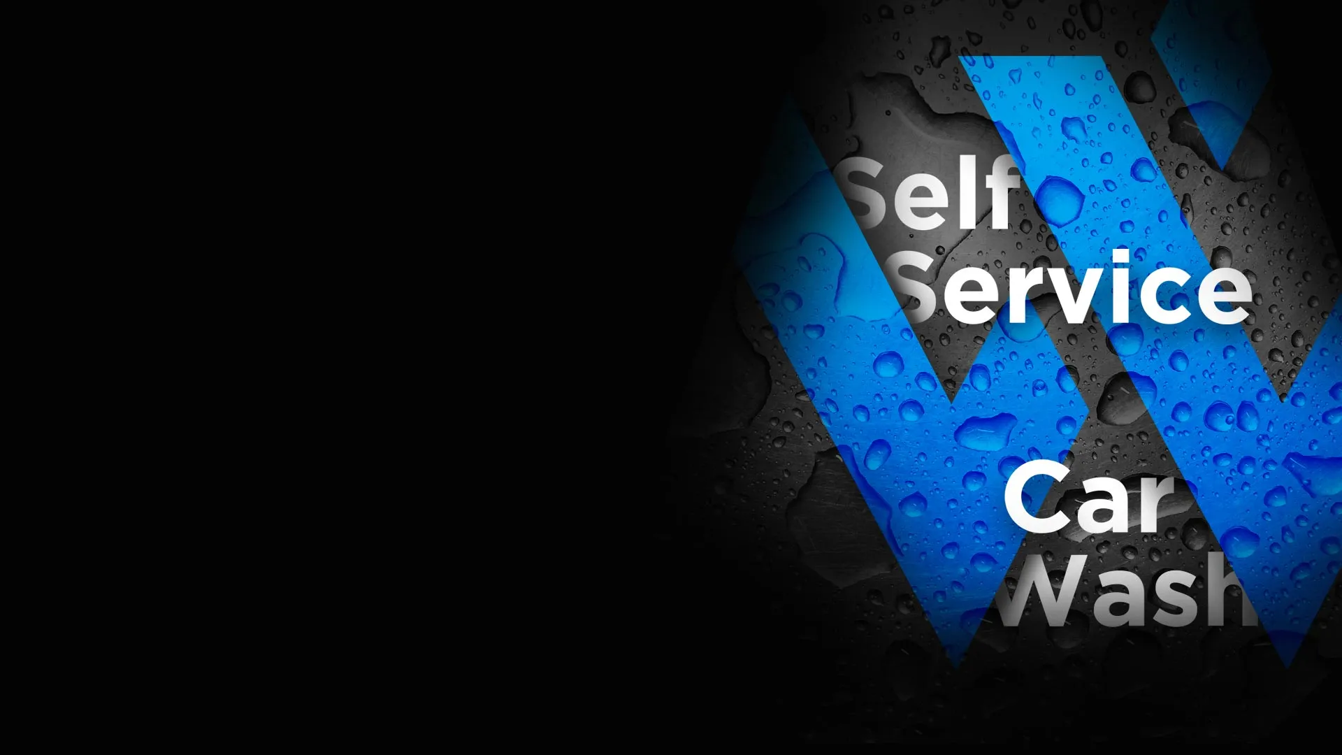 Self service car-wash Washine graphics