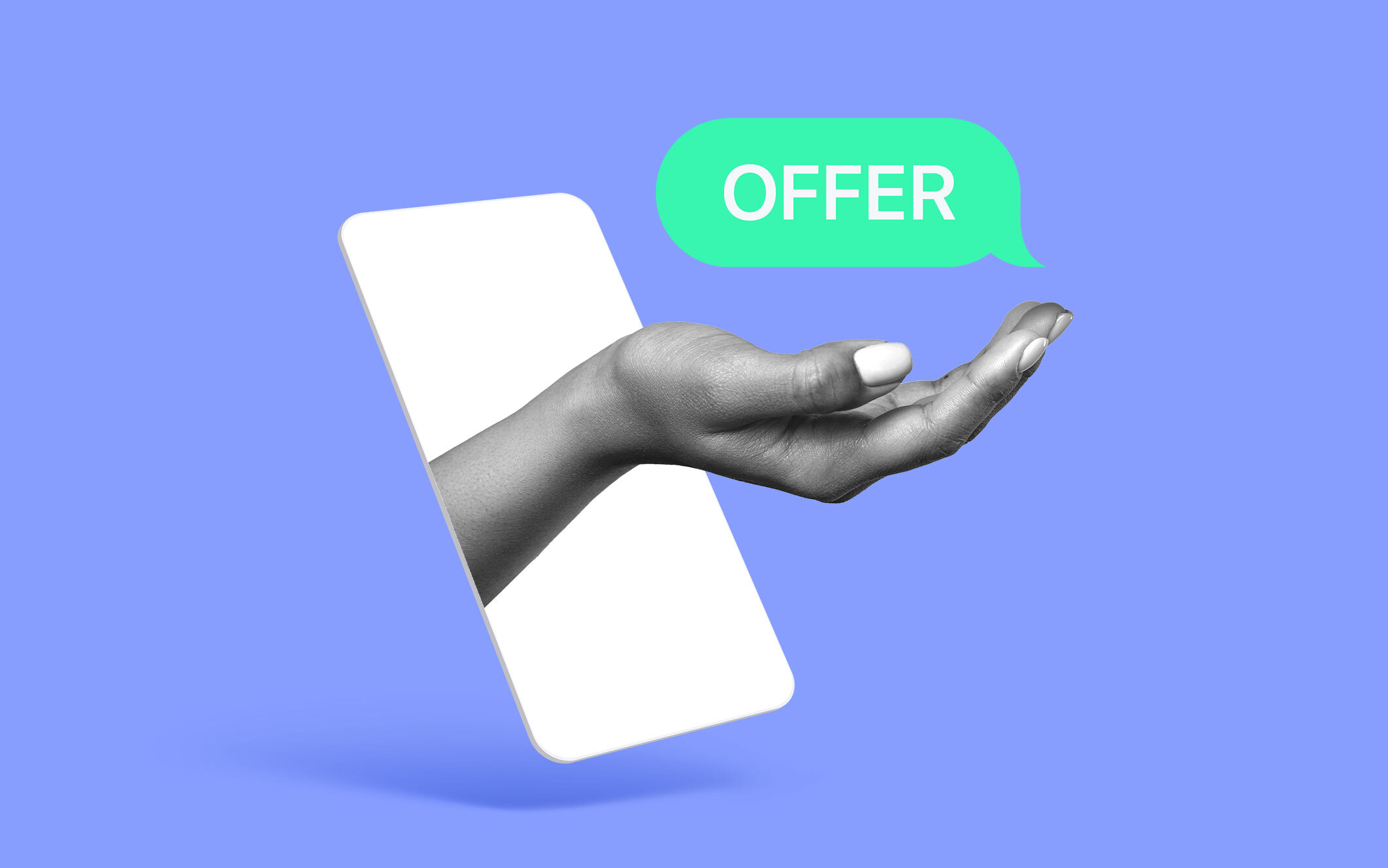 SMS keyword example - OFFER