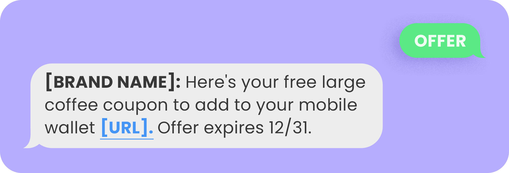 OFFER - Here's your free large coffee coupon to add to your mobile wallet.