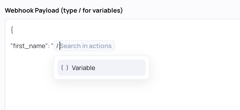 UserGems webhook JSON payload builder