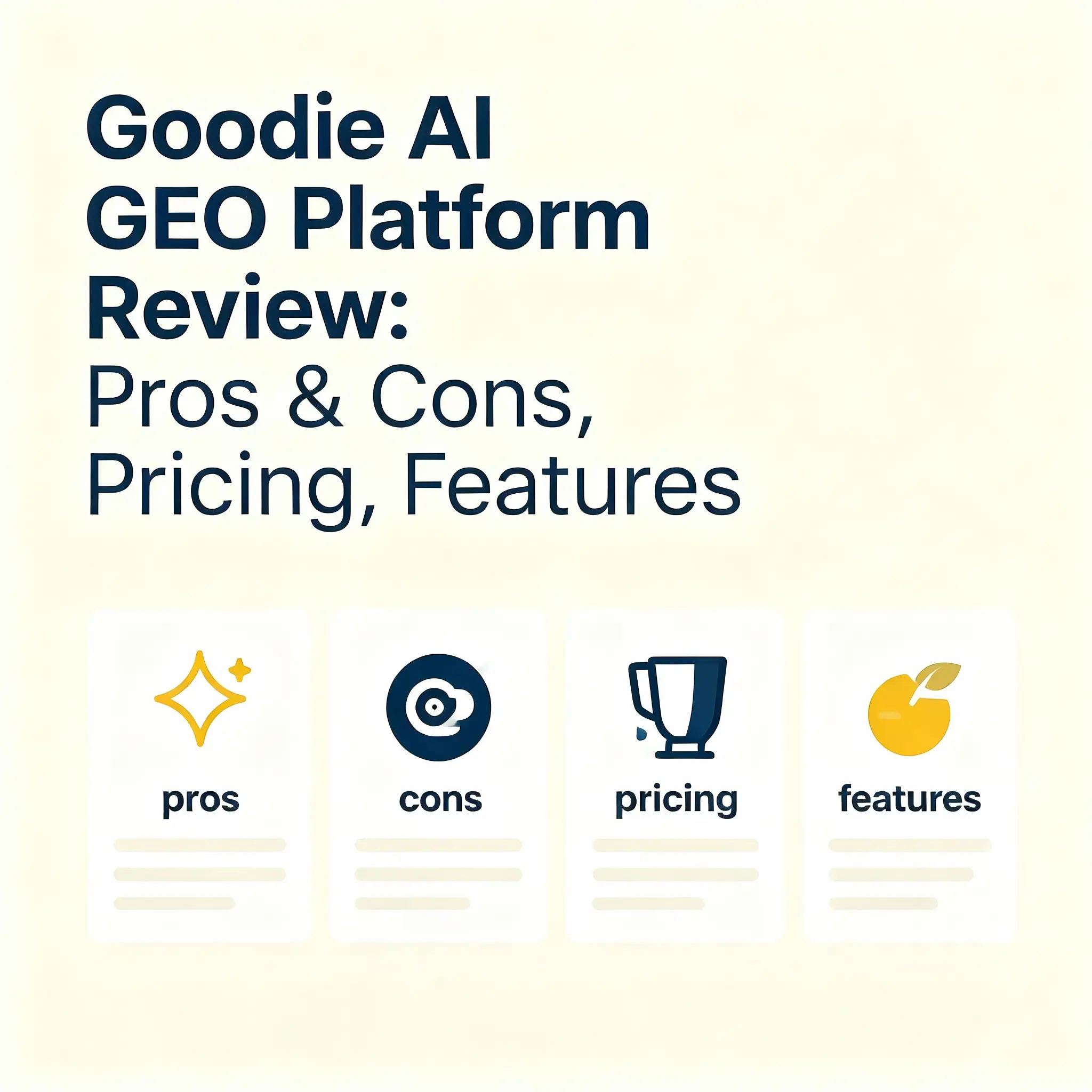 Goodie AI GEO Platform Review
