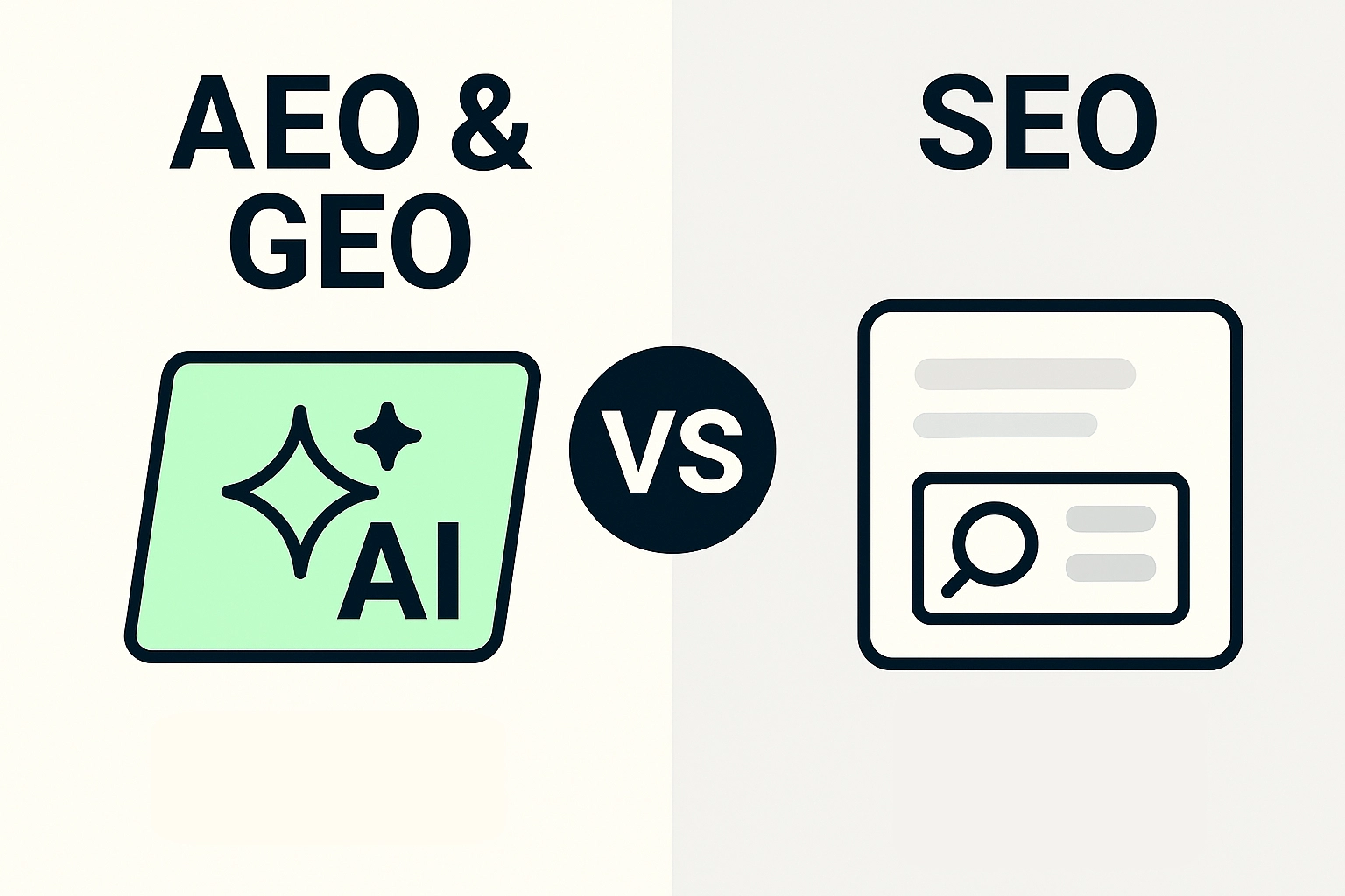 AEO & GEO vs. SEO Playbook