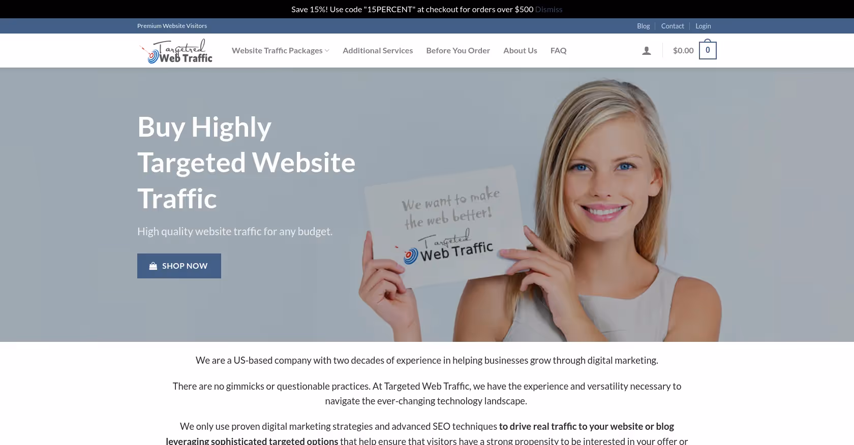 Targeted Web Traffic