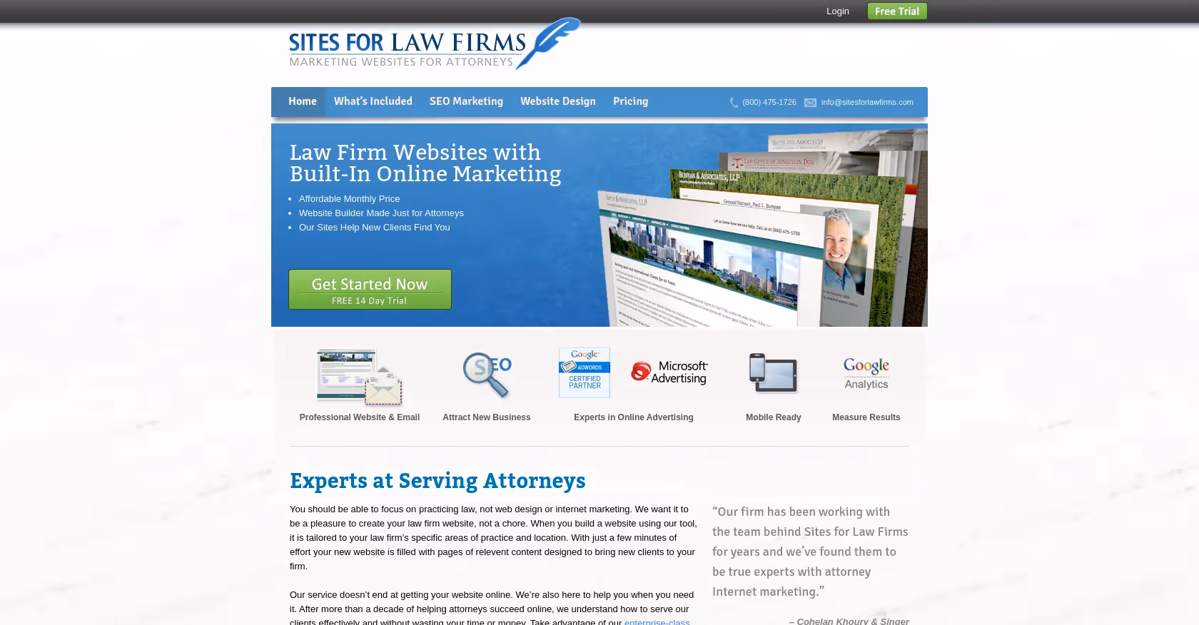 Sites for Law Firms