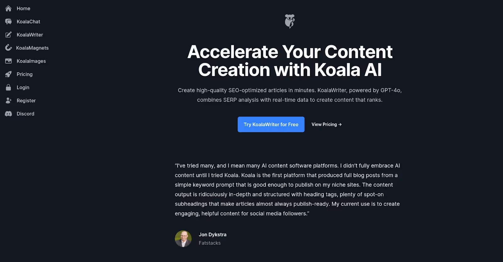 Koala Homepage
