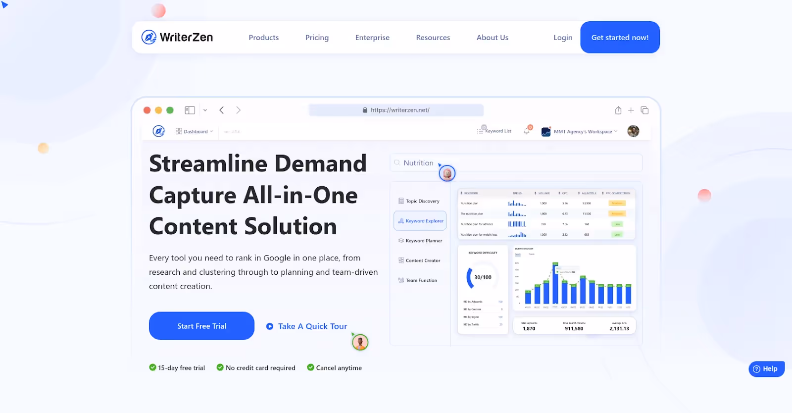 WriterZen Homepage