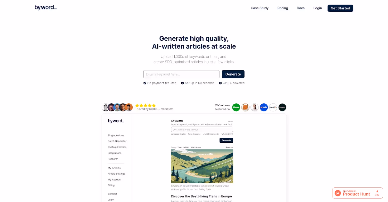 Byword Homepage