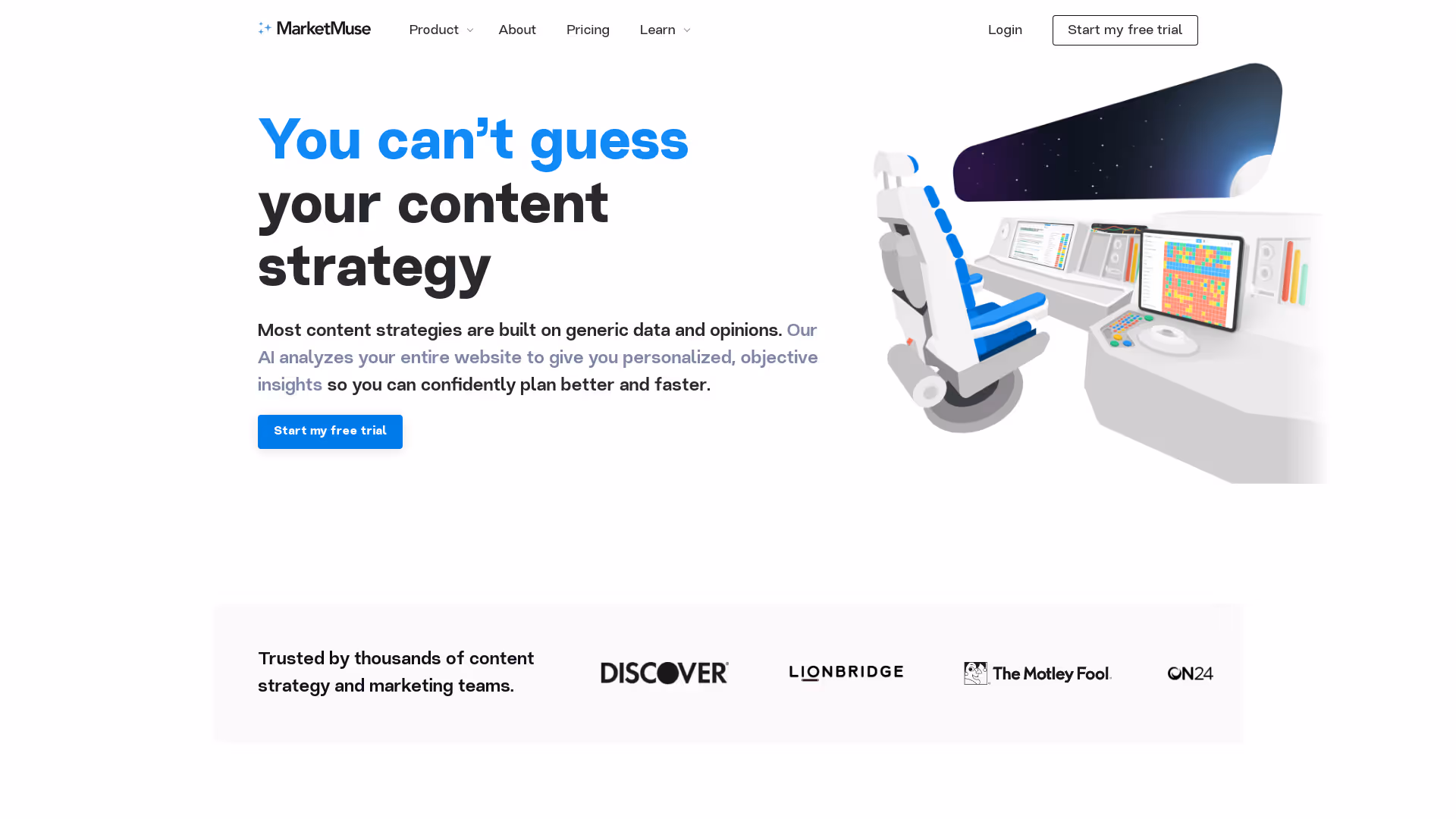 MarketMuse Homepage