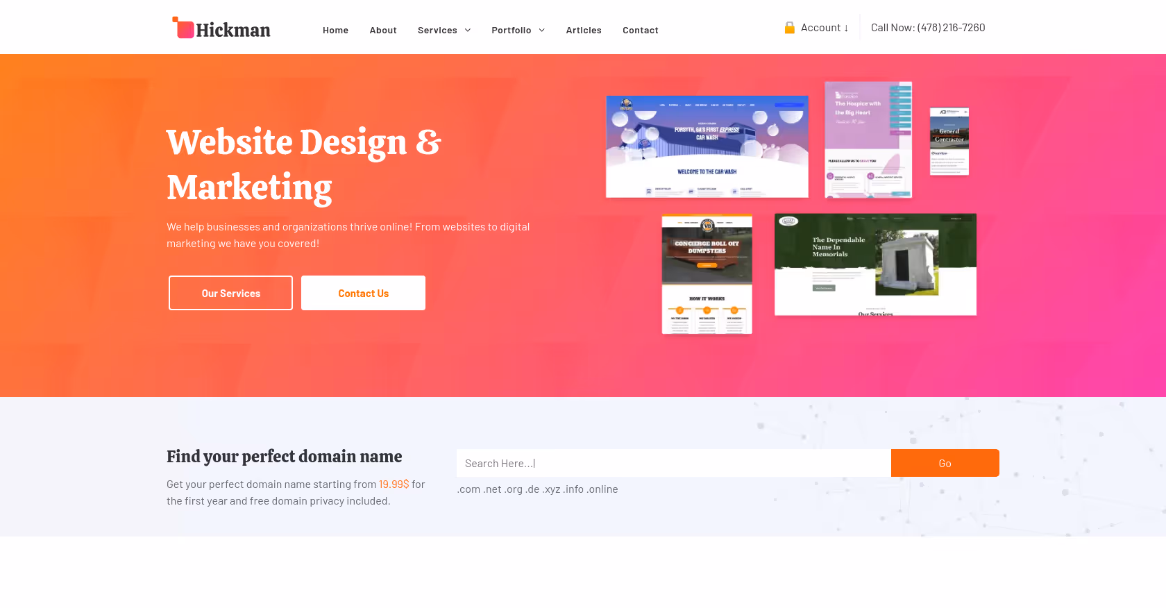H. E. Website Design, LLC
