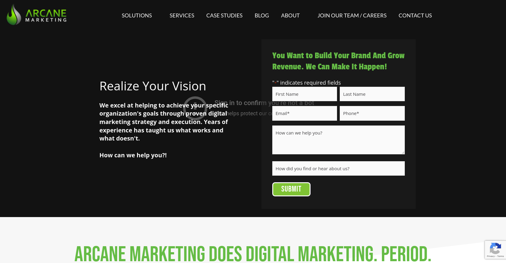 Arcane Marketing