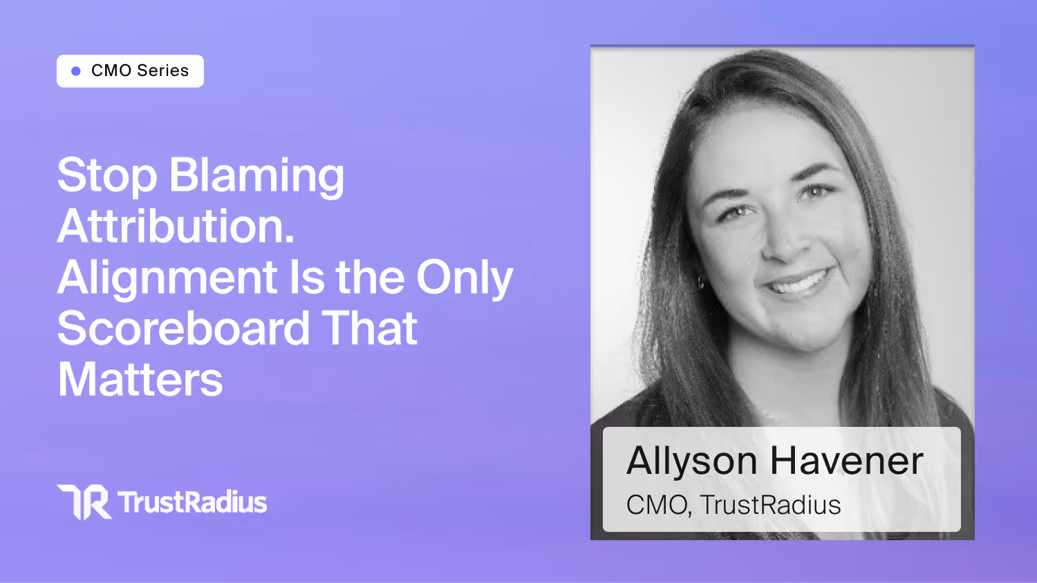 Stop Blaming Attribution. Alignment is the Only Scoreboard That Matters