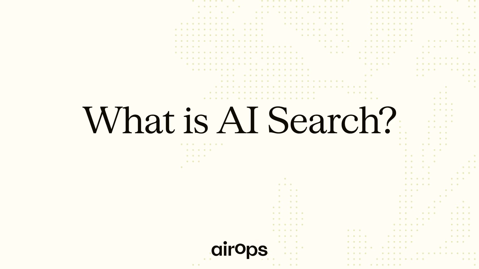 What is AI Search?
