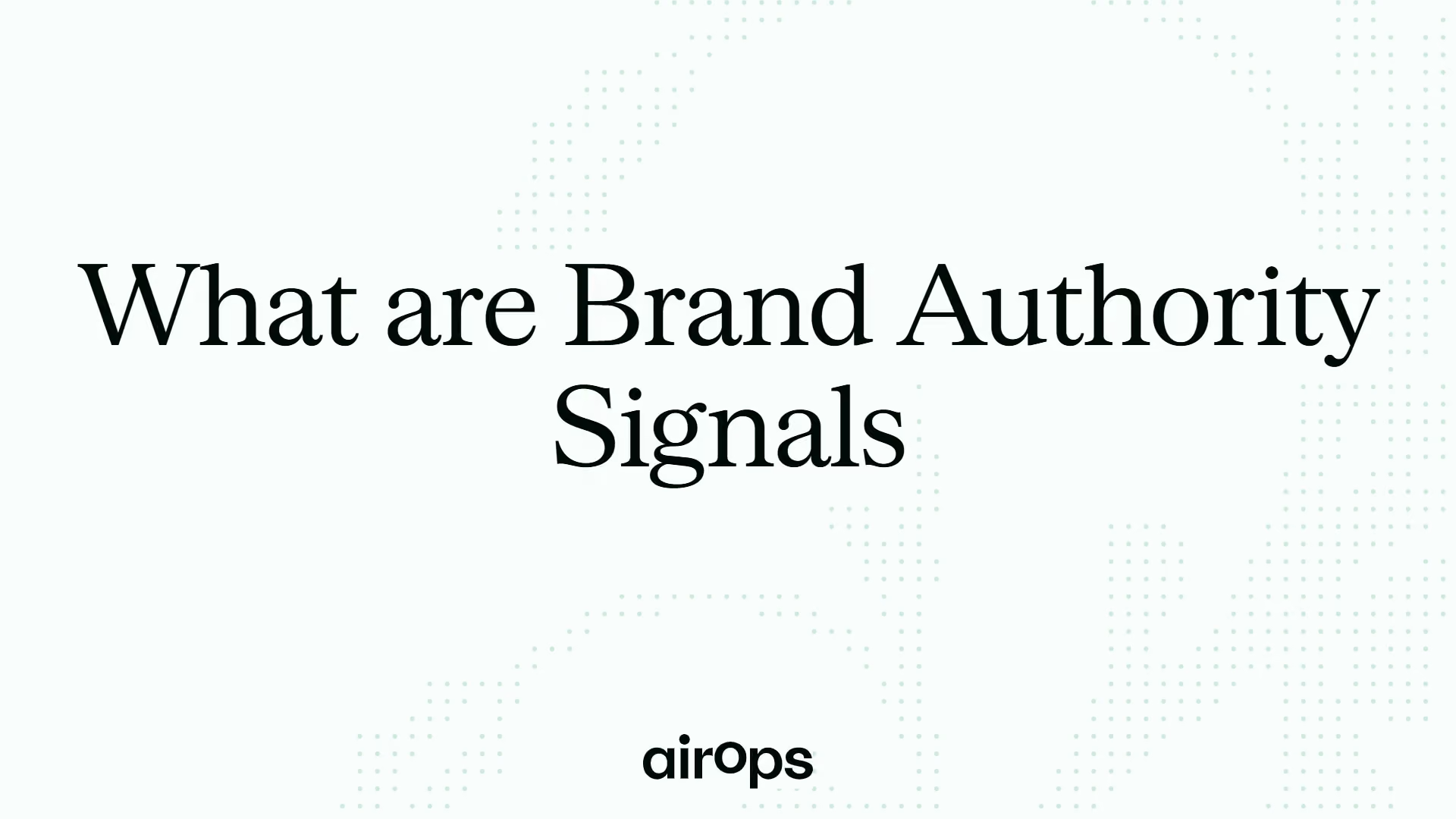 What Are Brand Authority Signals?
