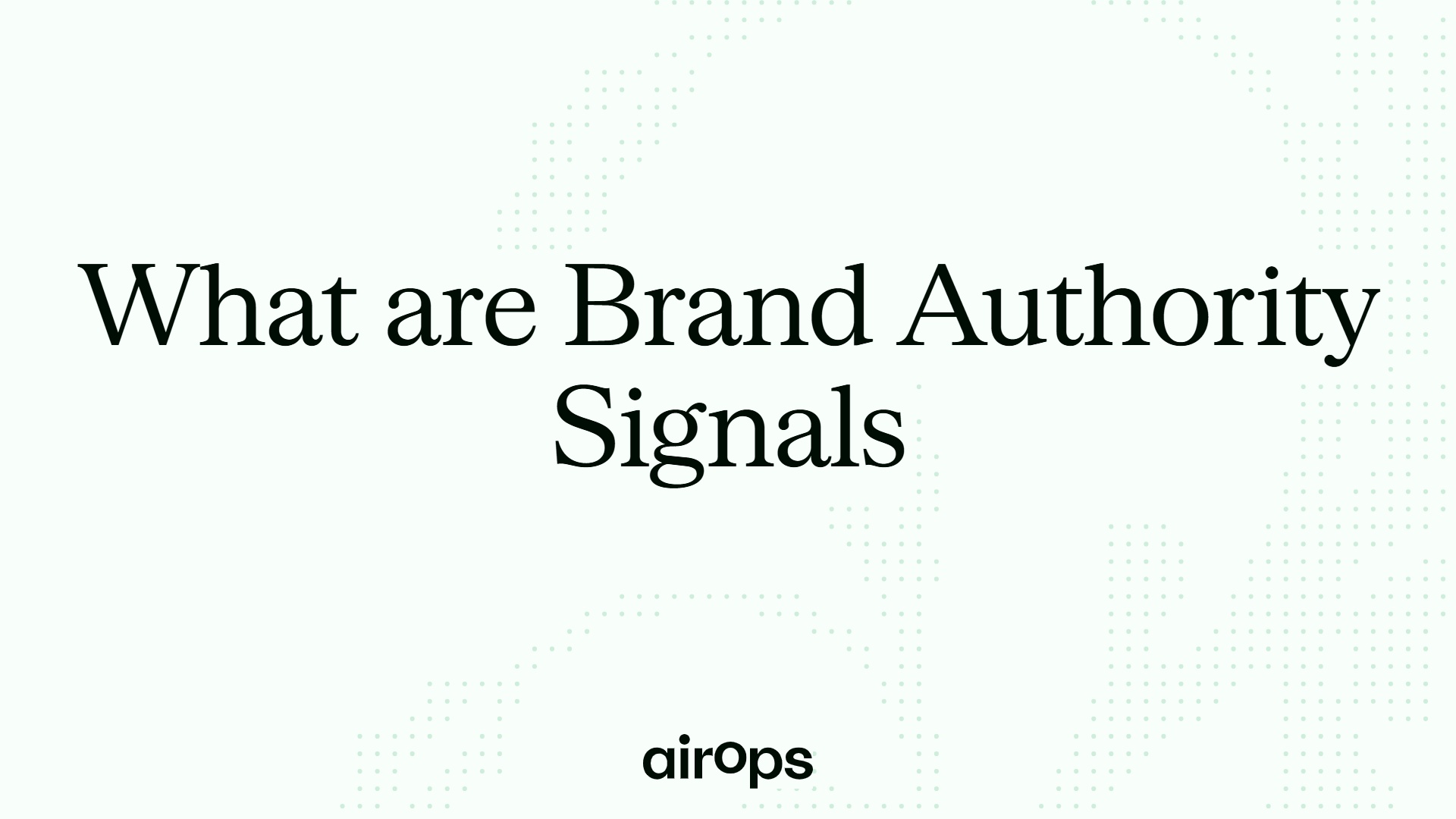 What Are Brand Authority Signals?