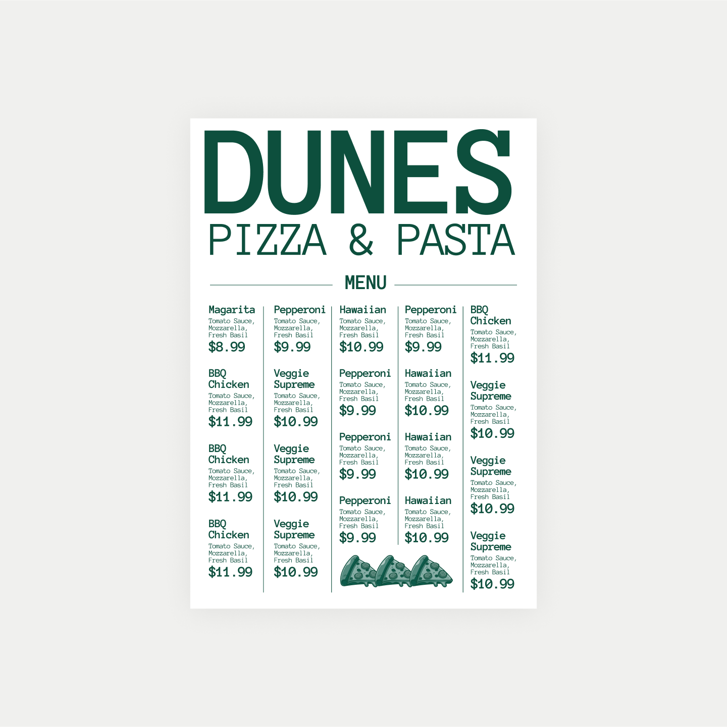 Product sheets