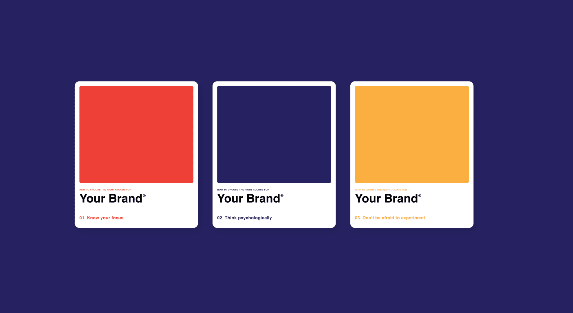 Color palettes