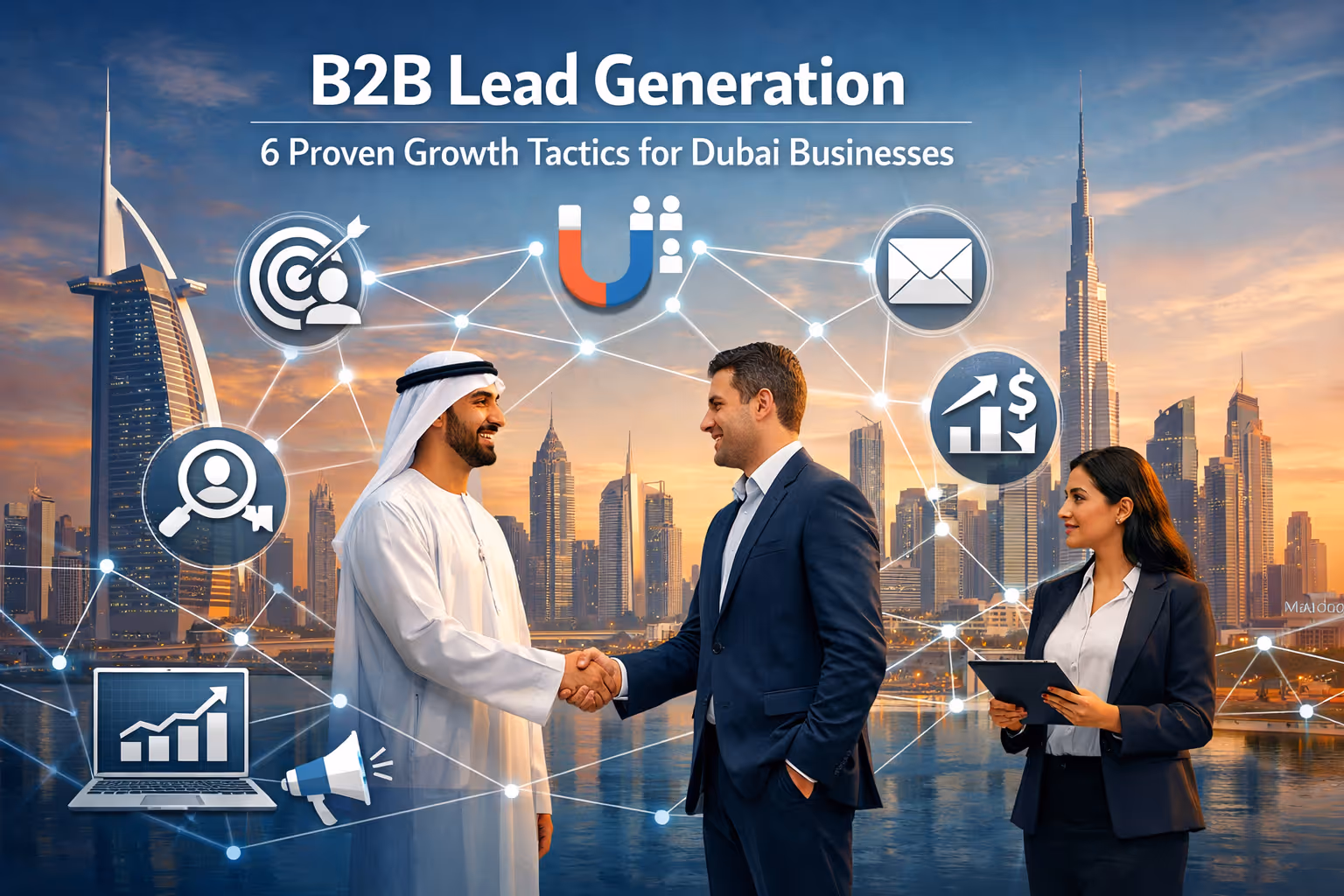 6 أساليب نمو مثبتة للشركات في دبي لتوليد العملاء المحتملين في مجال B2B