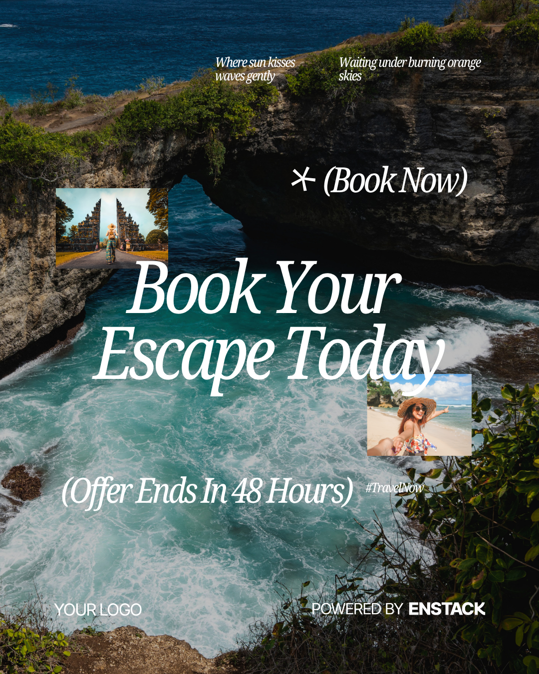 Island hopping itinerary template