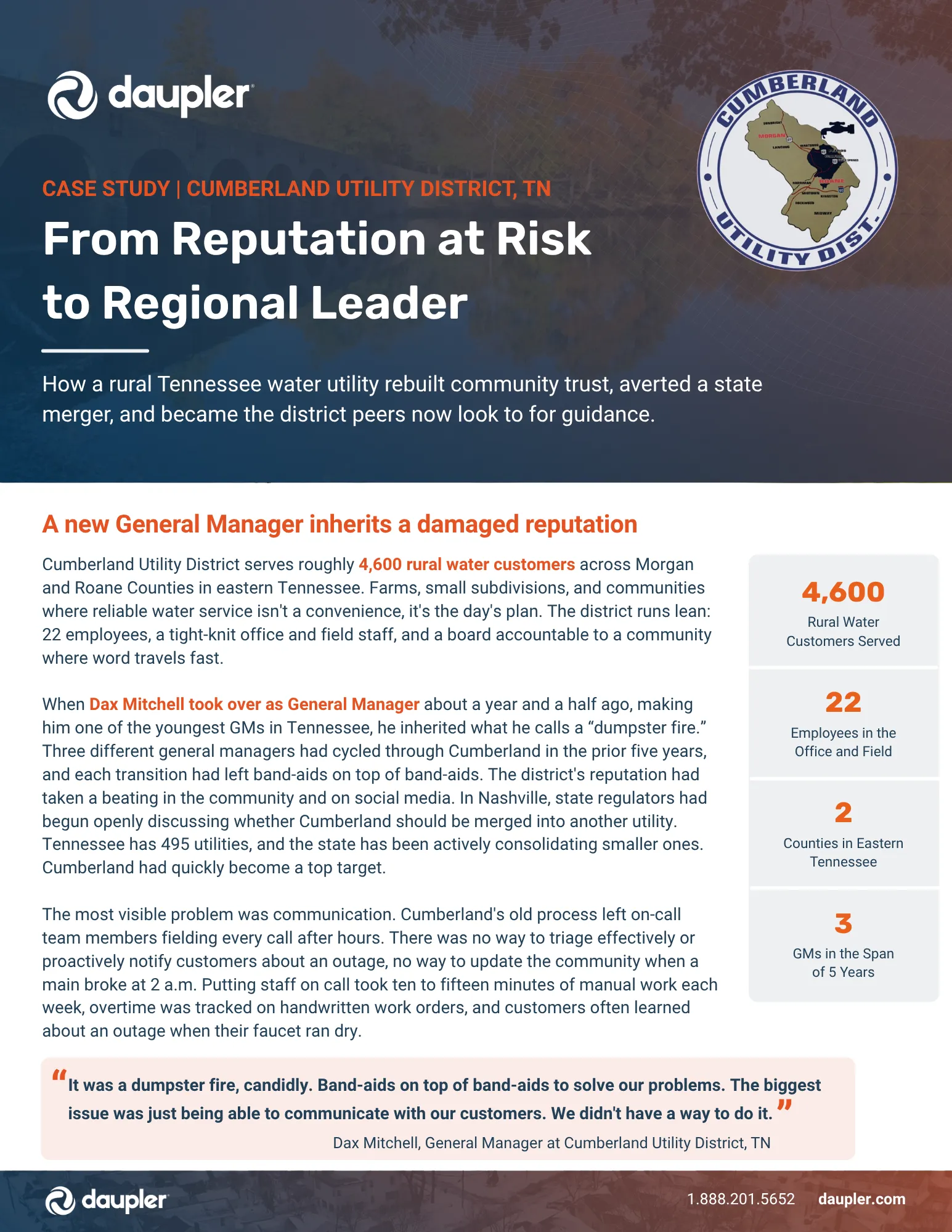 Cumberland Utility District modernizes response