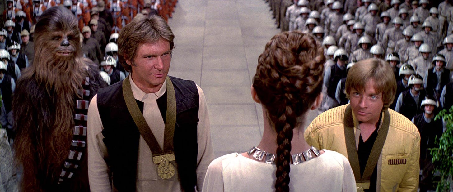 props - What were the names of the medals given out in Star Wars and what was written on them? - Science Fiction & Fantasy Stack Exchange