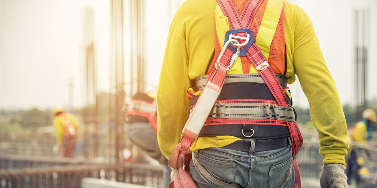 Fall protection banner
