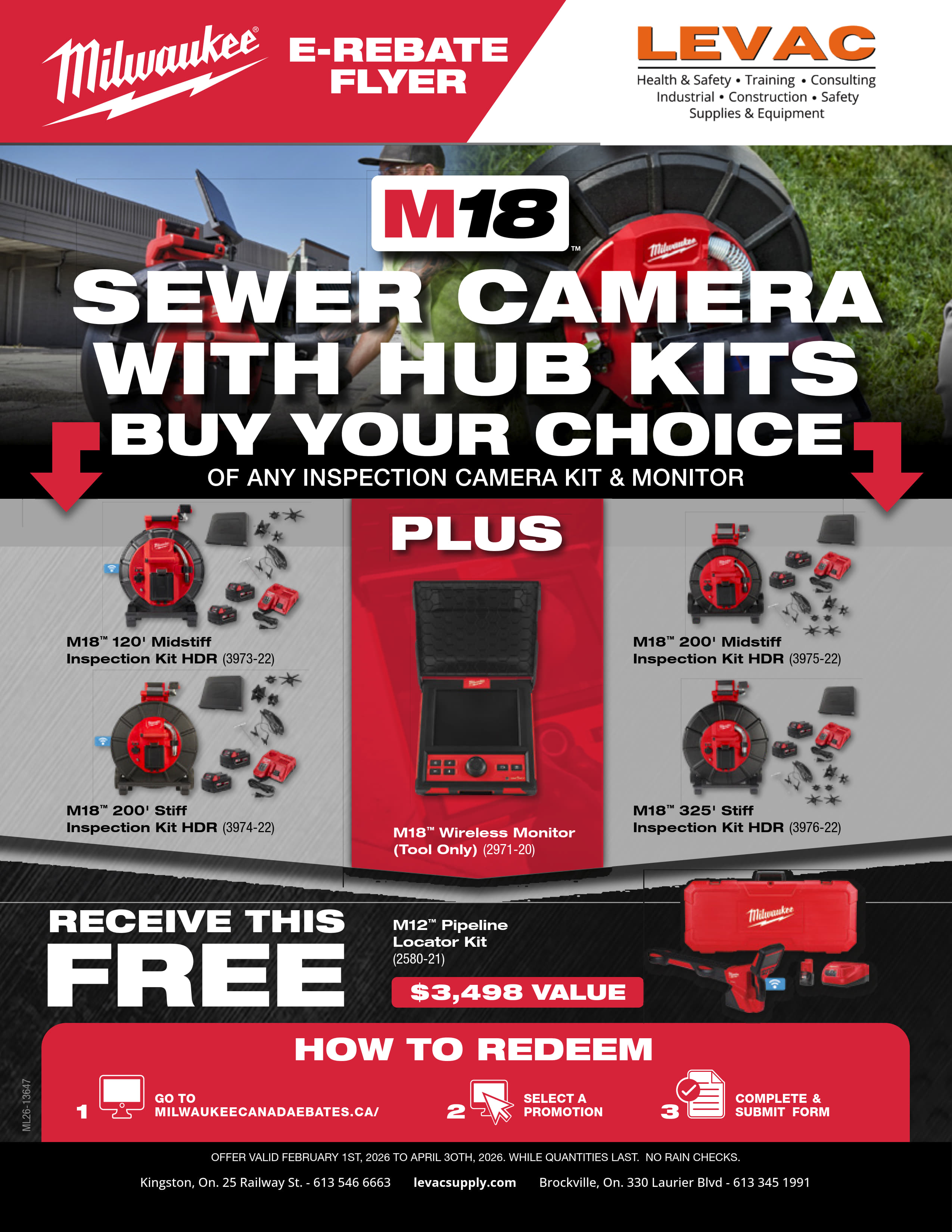 Levac Supply Sewer Camera