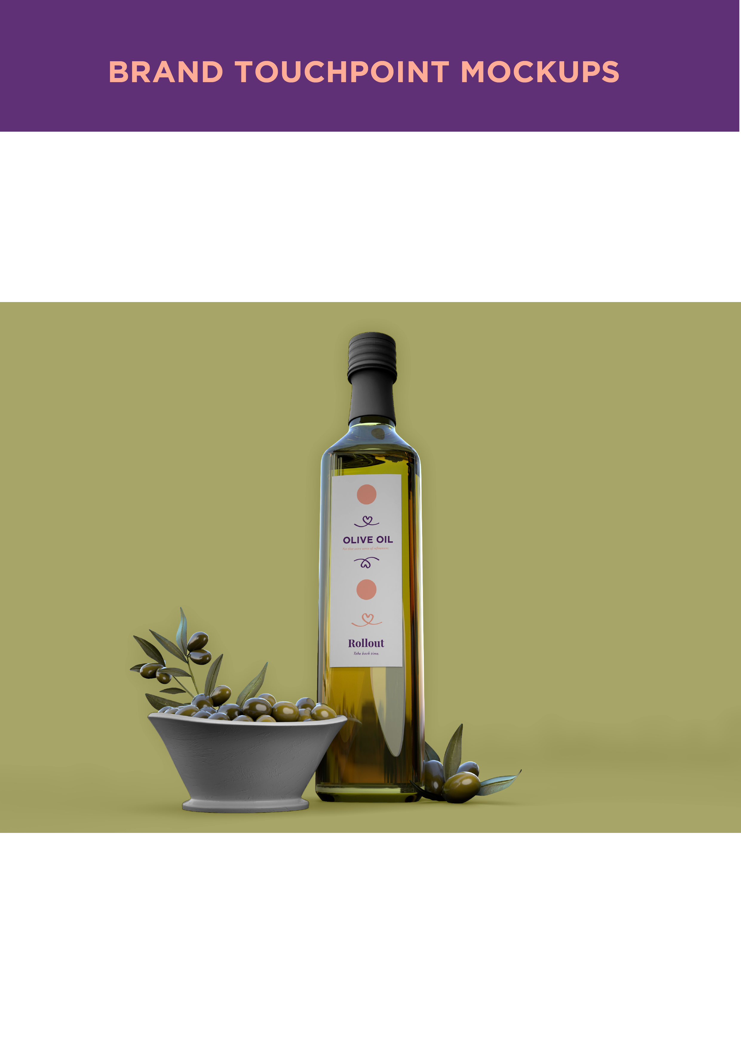 Photo of olive oil label design