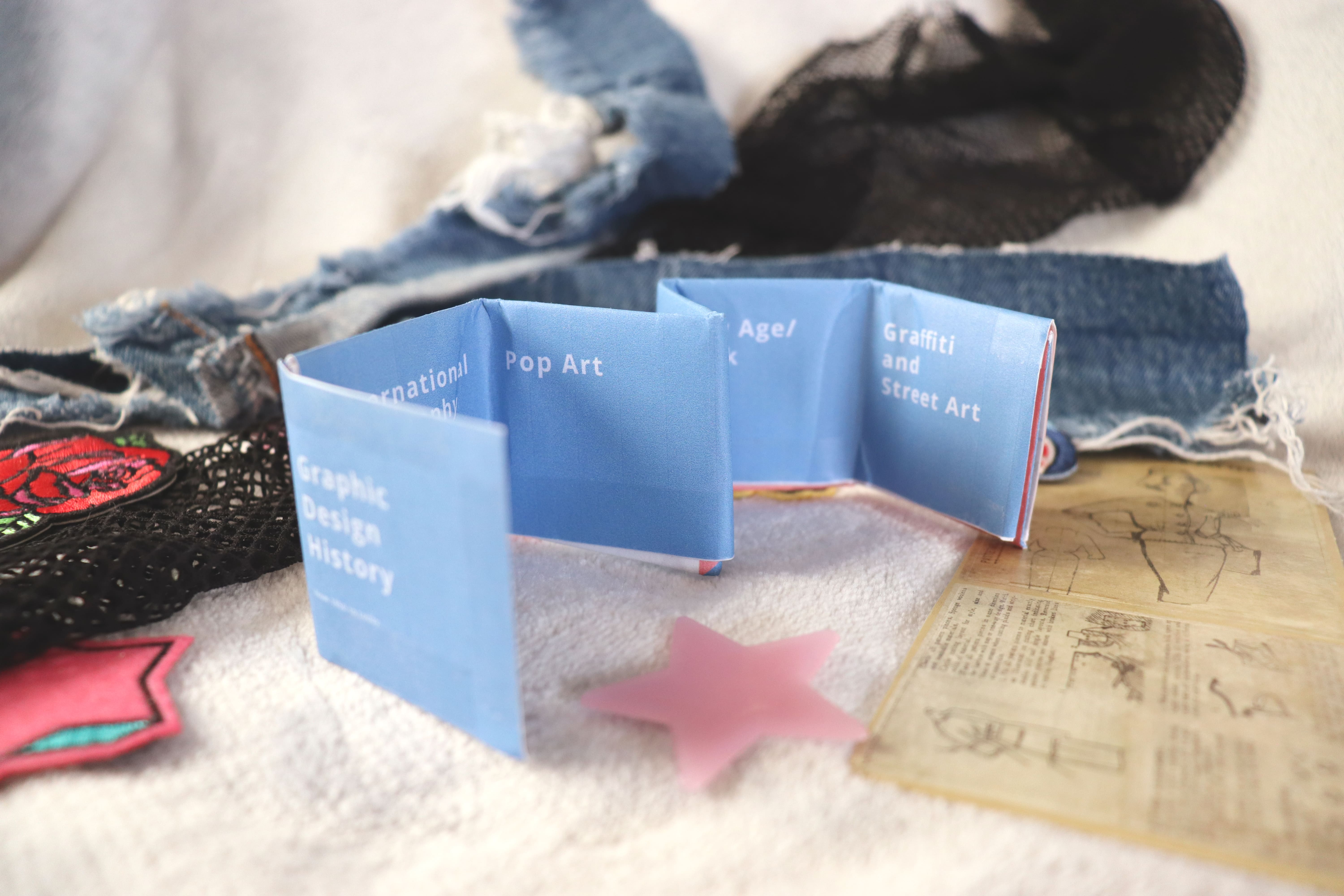 Photo of folded leaflet